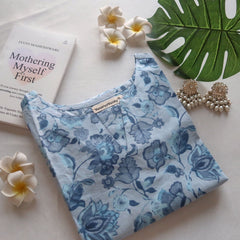 Cotton Printed Straight Kurta for Women