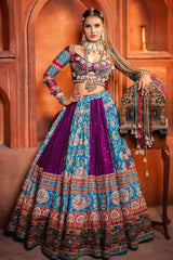 Traditional Real Mirror Work Chaniya Choli For Navratri
