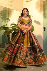 Navratri Special Heavy Real Mirror Work Chaniya Choli