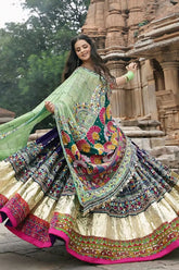 Traditional Navratri Special Chaniya Choli With Heavy Mirror Work