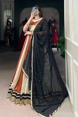 Fully Stitched Double Color Chaniya Choli For Navratri