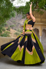 Pure Cotton Ready To Wear Chaniya Choli For Navratri Festival