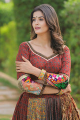 Navratri Special Gujarati Style Heavy Flair Chaniya Choli