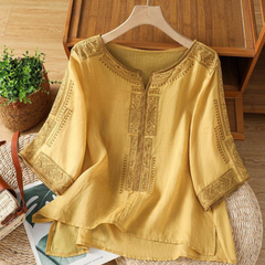 Pure Cotton Embroidered Comfortable Top