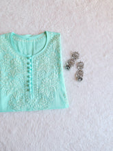 Aayat Mint Green Cotton Kurta