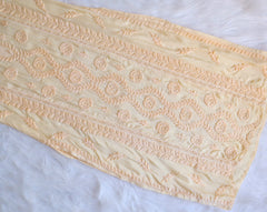 Hoor Pastel Yellow Premium Muslin Kurta