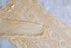 Hoor Pastel Yellow Premium Muslin Kurta