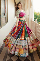 Traditional Multicolor Chaniya Choli For Navratris