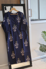 Indigo Butta Kurta - Daily Essential