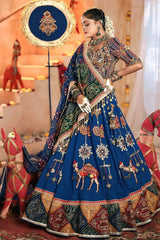 Navratri Special Bandhani Print Kodi Work Chaniya Choli