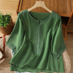Pure Cotton Embroidered Comfortable Top