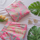 Cotton Halter-Neck Kurta Pant Co-ord Set