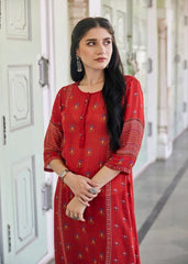Raagini Kurta in Red – A Fusion of Tradition and Modern Elegance