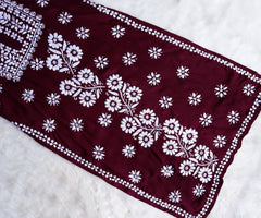 Saira Deep Plum Long Modal Kurta