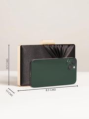 Women’s Bow Frame Clutch with Detachable Chain Strap – Elegant Evening Purse Wallet