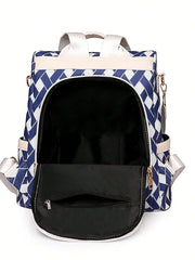 Women’s Anti-Theft Backpack – Compact 12L Water-Resistant Bag with Hidden Zippers for Laptop, Travel & Daily Use