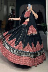 Fully Stitched Cotton Chaniya Choli For Navratri