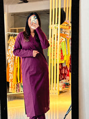 Eggplant Elegance Suit Set