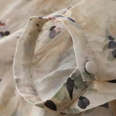 Pure Cotton Digital Printed Shirt With Pleat Work