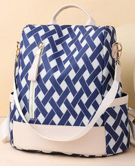 Women’s Anti-Theft Backpack – Compact 12L Water-Resistant Bag with Hidden Zippers for Laptop, Travel & Daily Use