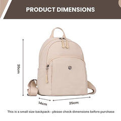 Women’s Small Travel Backpack – Lightweight Multi-Pocket Daypack with Smart Organization | Casual Shoulder Sling Handbag for Work, Office & Daily Use (25 × 30 × 14 cm)