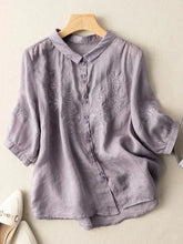 Pure Cotton Embroidered Shirt – Elegant Everyday Wear