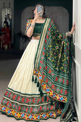 Ready To Wear Patola Print chaniya Choli For Garba Night