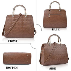 Women’s Faux Leather Shoulder Handbag – Stylish Crossbody Purse with Adjustable Sling Strap for Daily, Office & Casual Use