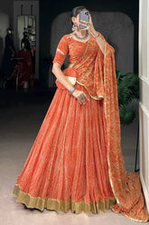 Traditional Gujarati Style Chaniya Choli For Navratri