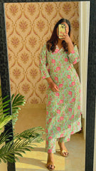 Pista Rose Lace Suit Set - Sukoon 3.0 (Slim Fit)