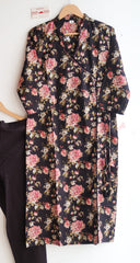 Dark Mystic Floral Affair Suit Set