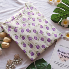 Viral Tulips Sweetheart Kurta - Daily Essential