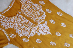 Safaa Mustard Yellow Long Modal