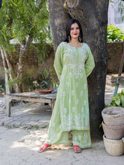 Saheli Modal Chikankari Kurti Sets