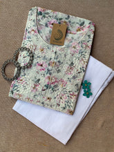 "Aaloka" Chikankari Kurta with Pants (2pc) - Big Size