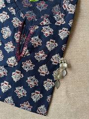Short Kurti "Shab" Bagru Cotton