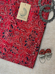 "Rakhi" Angrakha Jaal cotton Kurta