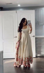 Elegant Georgette Embroidered Sharara Set