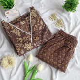 Cocoa Charm Floral Suit Set - EOFY SALE