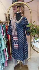 "Shivika" Cotton Kurta Set(3pc)