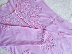 Aayat Lavender Cotton Kurta