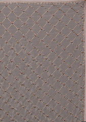 Beige Satin Saree with Pearlwork Embroidery – Elegant & Playful