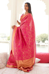 Zari Woven Traditional Soft Silk Jacquard Saree