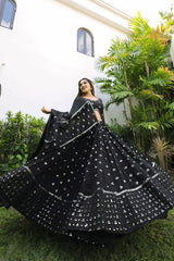 Black Chaniya Choli For Navratri