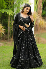 Black Chaniya Choli For Navratri
