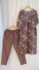 Cocoa Charm Floral Suit Set - EOFY SALE