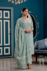 Mint Blossom 3-piece Suit Set - EOFY SALE