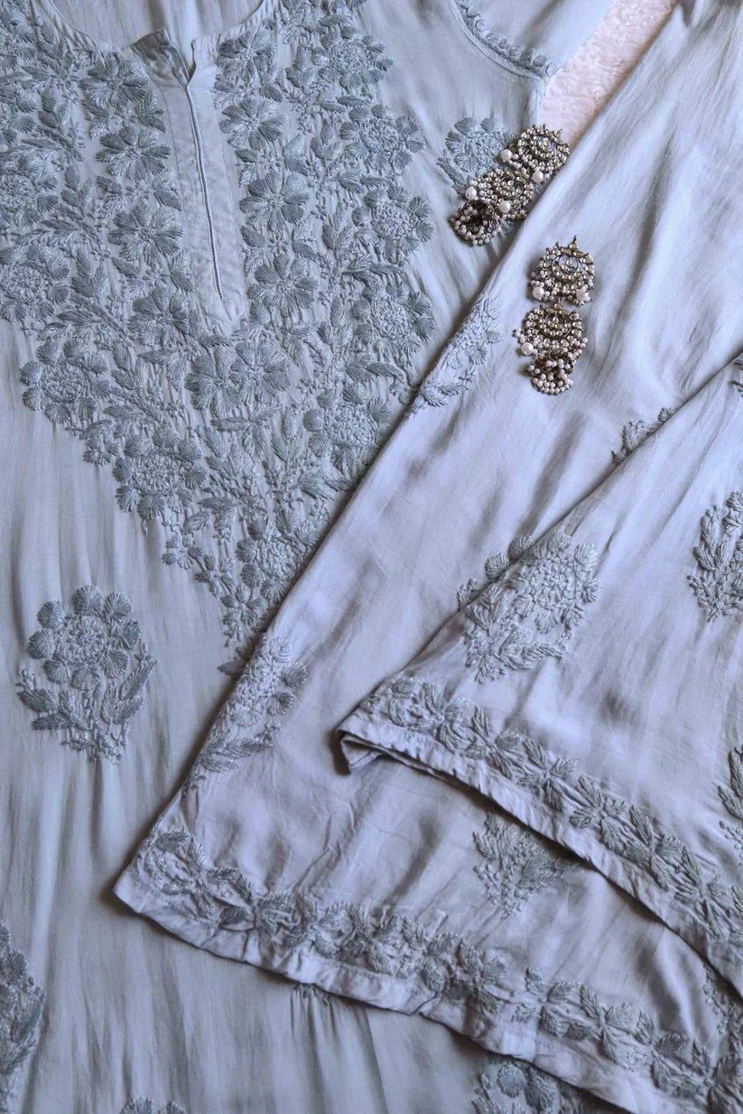 Nayan Grey 2 piece Modal set