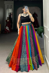 Fully Stitched Multi Color Chaniya Choli For Navratri