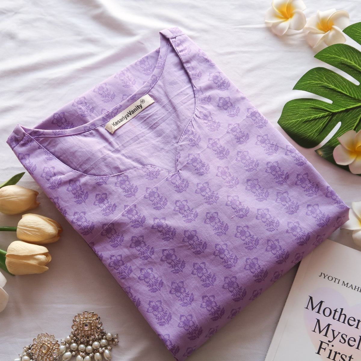 Lavender Sweetheart Kurta - Daily Essential